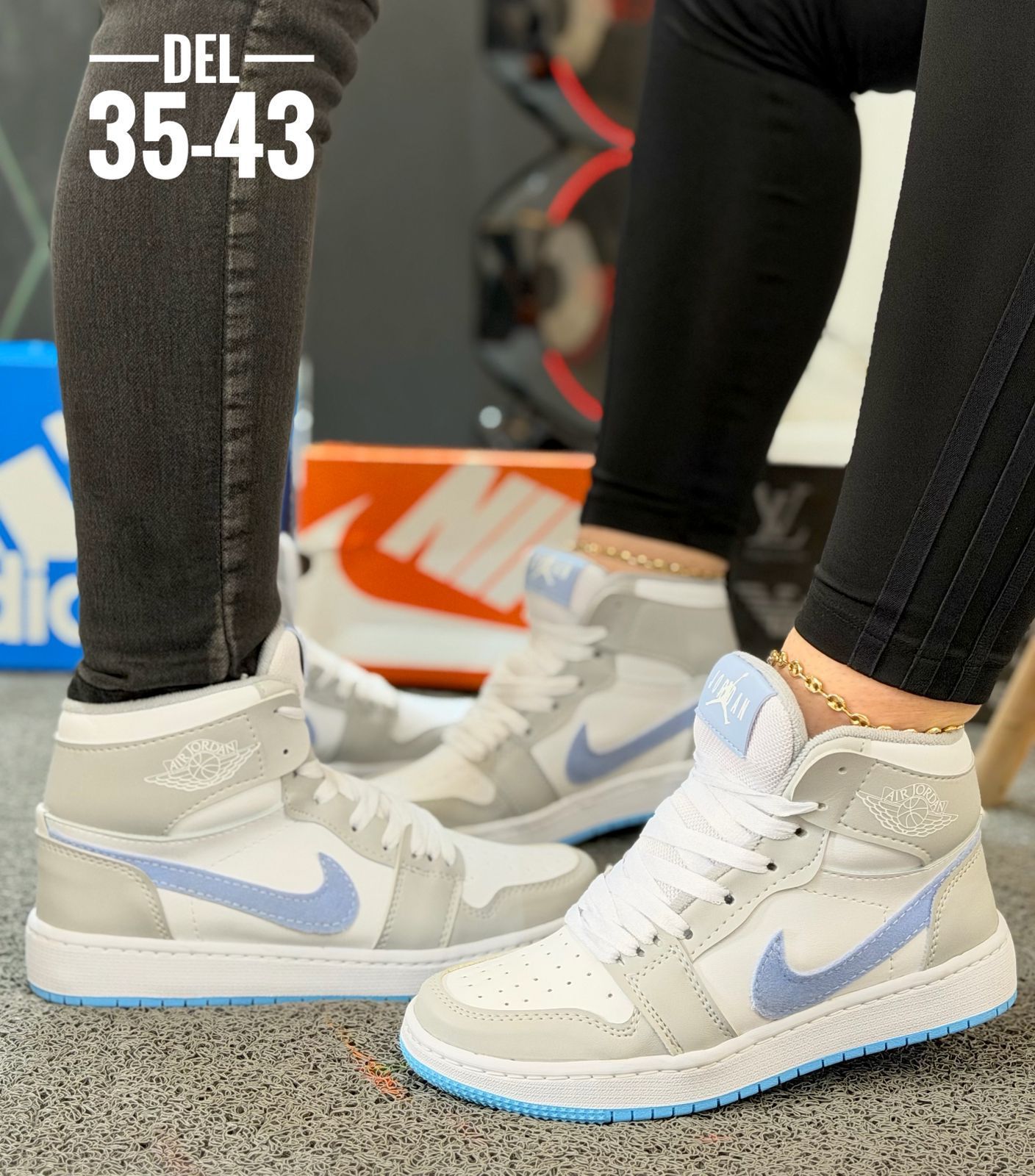 Nike Retro 1 Sb Blanco Azul